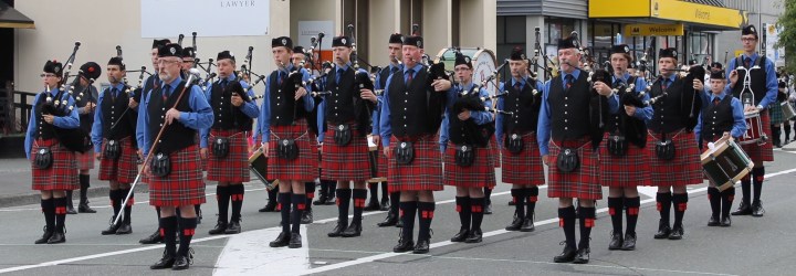 Canterbury Caledonian Grade 4 Band, winners of the Street March, 2015 Pipe Band Championships